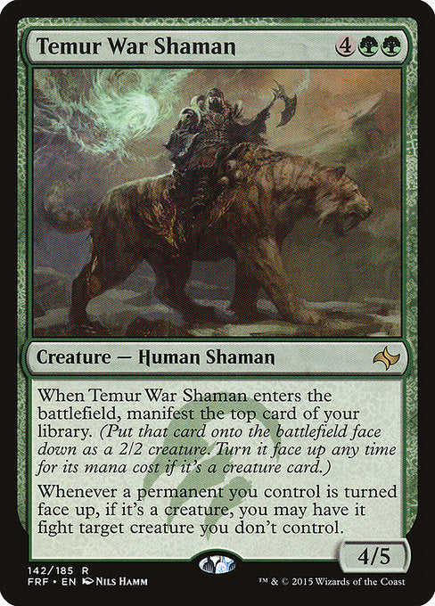 Temur War Shaman - Fate Reforged - R - 142