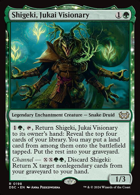 Shigeki, Jukai Visionary - Commander: Duskmourn: House of Horror - R - 198