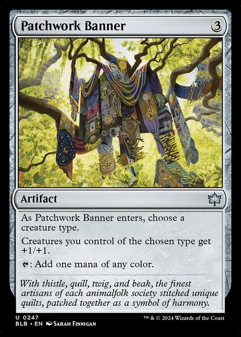 Patchwork Banner - Bloomburrow - U - 247