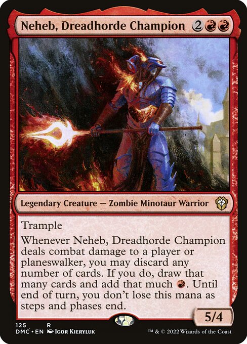 Neheb, Dreadhorde Champion - Commander: Dominaria United - R - 125