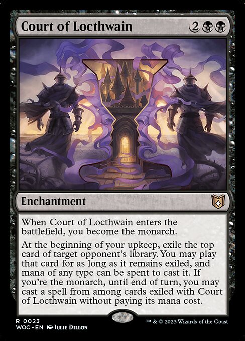 Court of Locthwain - Commander: Wilds of Eldraine - R - 23