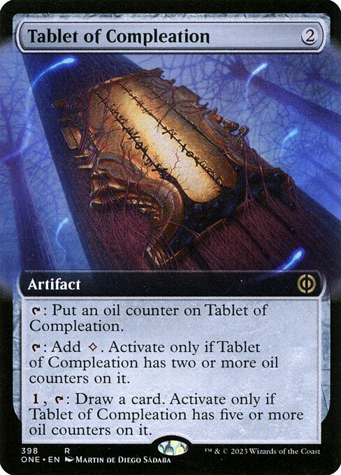 Tablet of Compleation (Extended Art) - Phyrexia: All Will Be One - R - 398