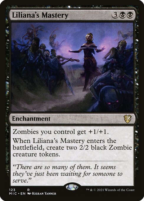 Liliana's Mastery - Commander: Innistrad: Midnight Hunt - R - 123