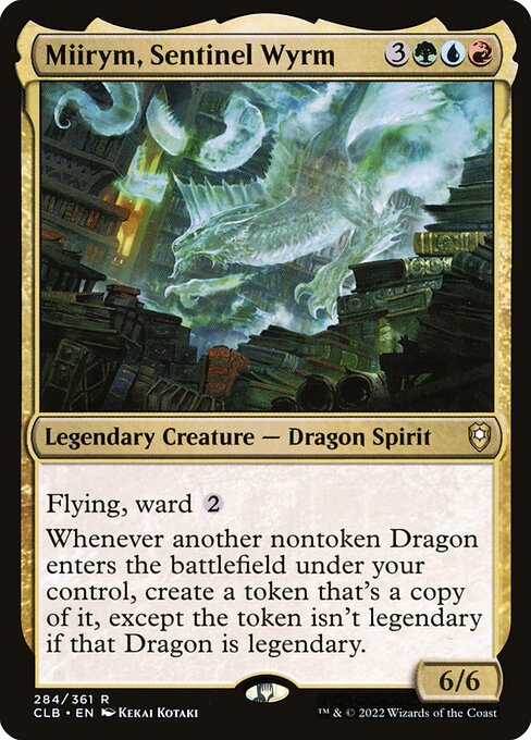 Miirym, Sentinel Wyrm - Commander Legends: Battle for Baldur's Gate - R - 284