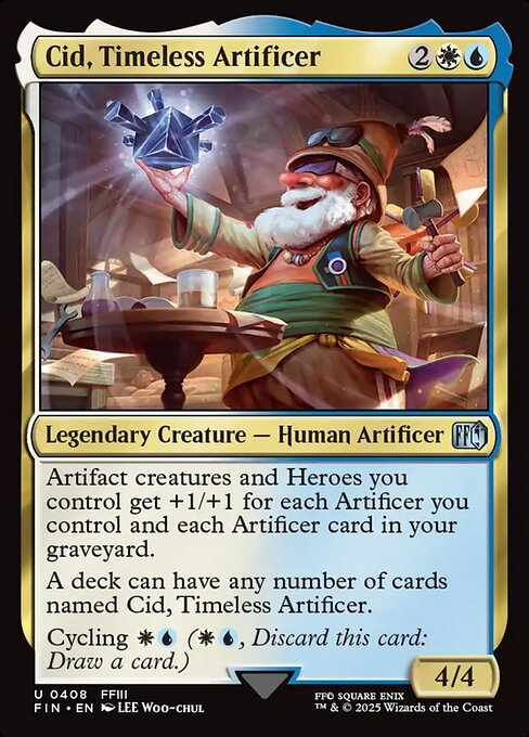 Cid, Timeless Artificer (0408) - FINAL FANTASY - U - 408