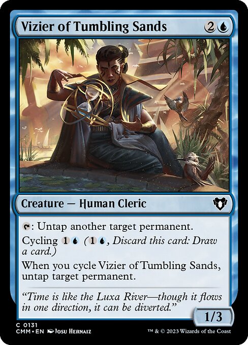 Vizier of Tumbling Sands - Commander Masters - C - 131