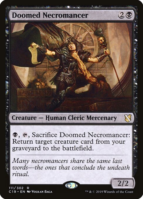 Doomed Necromancer - Commander 2019 - R - 111