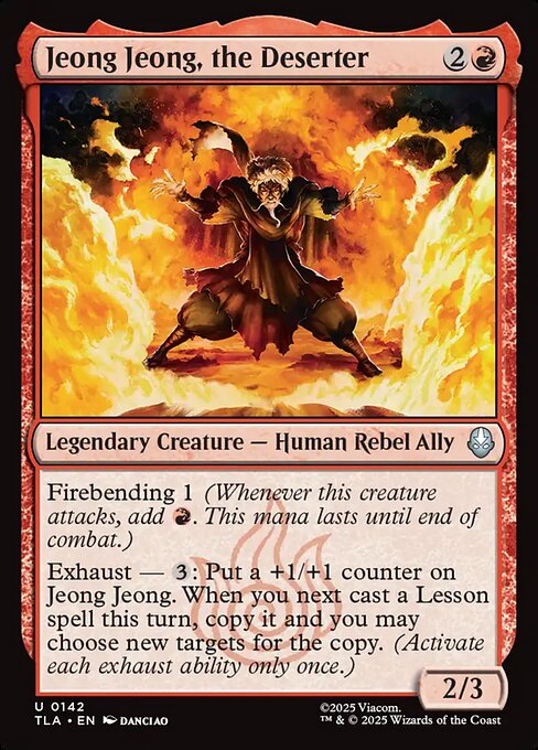 Jeong Jeong, the Deserter - Avatar: The Last Airbender - U - 142