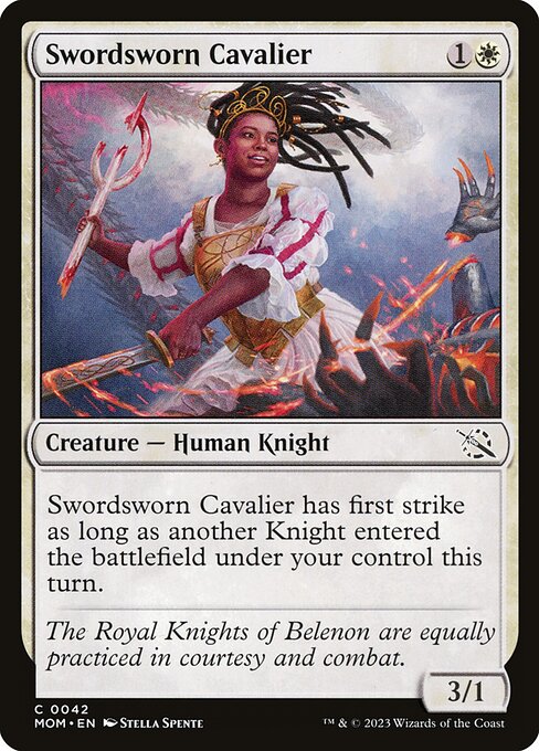 Swordsworn Cavalier - March of the Machine - C - 42