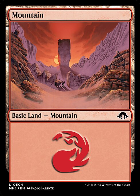 Mountain (0504) (Ripple Foil) - Modern Horizons 3 - L - 504