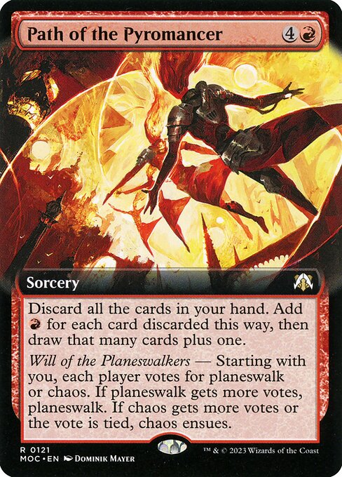 Path of the Pyromancer (Extended Art) - Commander: March of the Machine - R - 121