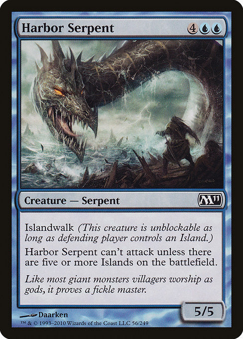 Harbor Serpent - Magic 2011 (M11) - C - 56