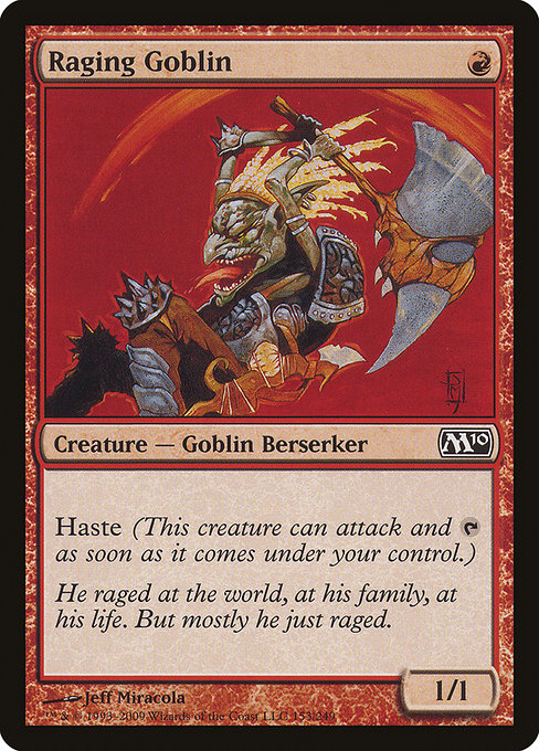 Raging Goblin - Magic 2010 (M10) - C - 153