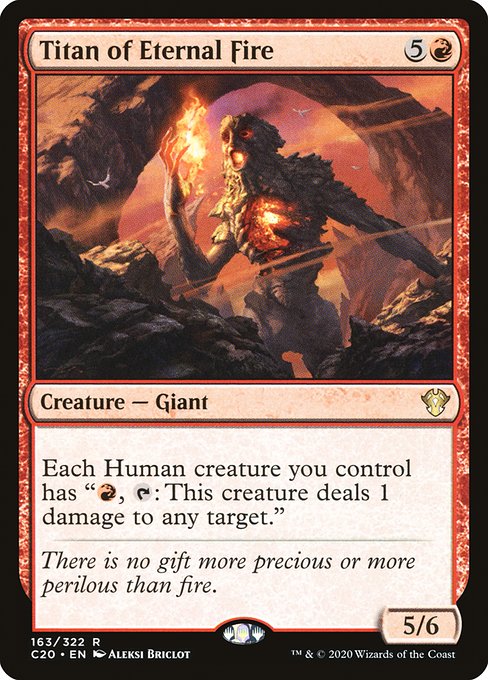 Titan of Eternal Fire - Commander 2020 - R - 163
