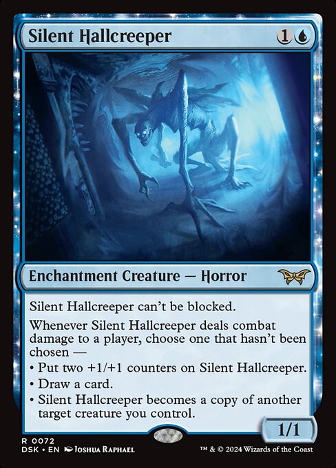 Silent Hallcreeper - Duskmourn: House of Horror - R - 72