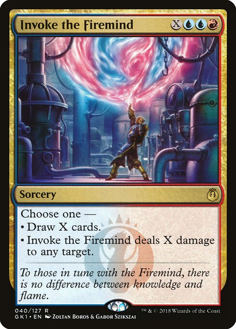 Invoke the Firemind - Guilds of Ravnica: Guild Kits - R - 40