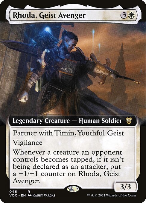 Rhoda, Geist Avenger (Extended Art) - Commander: Innistrad: Crimson Vow - R - 46