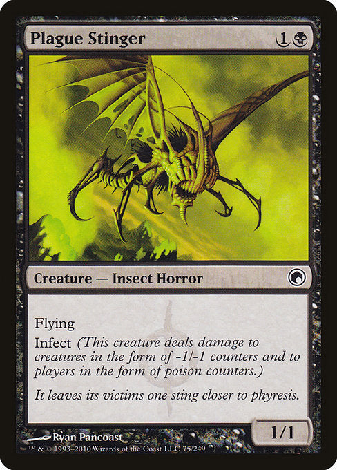 Plague Stinger - Scars of Mirrodin - C - 75