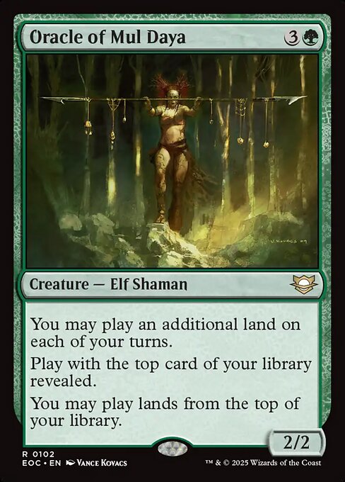Oracle of Mul Daya - Commander: Edge of Eternities - R - 102