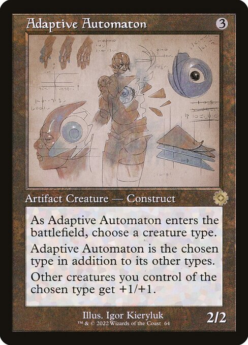 Adaptive Automaton (Schematic) - The Brothers' War: Retro Frame Artifacts - R - 64