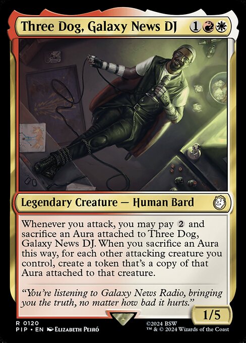 Three Dog, Galaxy News DJ - Universes Beyond: Fallout - R - 120