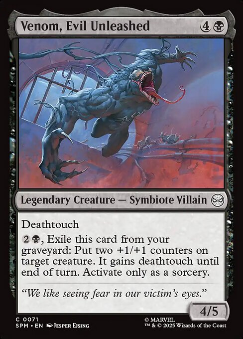 Venom, Evil Unleashed - Marvel's Spider-Man - C - 71