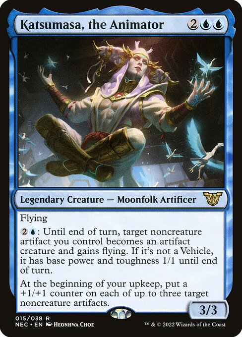Katsumasa, the Animator - Commander: Kamigawa: Neon Dynasty - R - 15