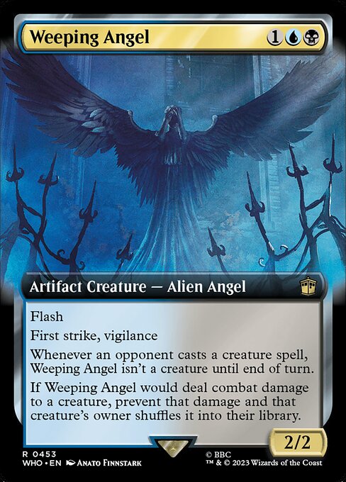 Weeping Angel (Extended Art) - Universes Beyond: Doctor Who - R - 453