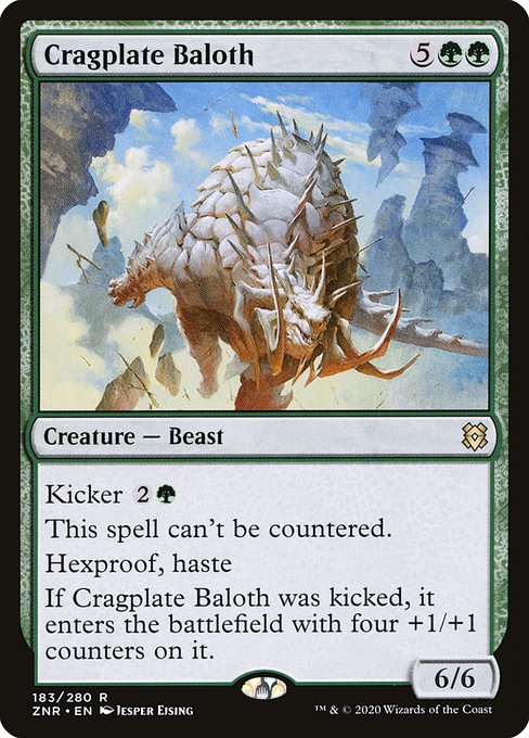 Cragplate Baloth - Zendikar Rising - R - 183
