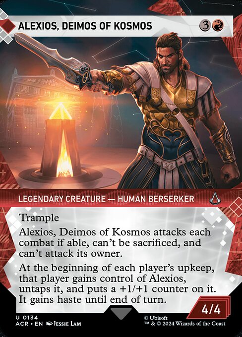 Alexios, Deimos of Kosmos (Showcase) - Universes Beyond: Assassin's Creed - U - 134