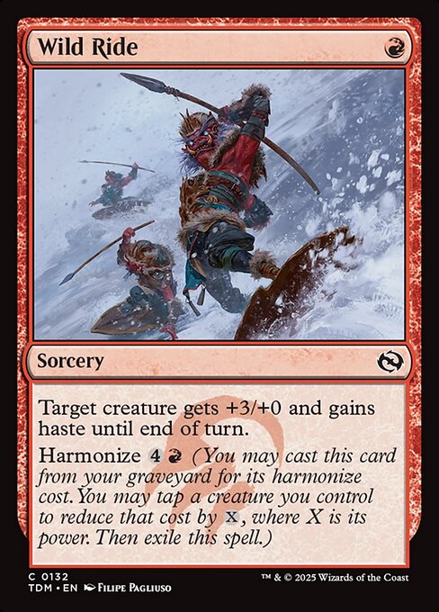 Wild Ride - Tarkir: Dragonstorm - C - 132