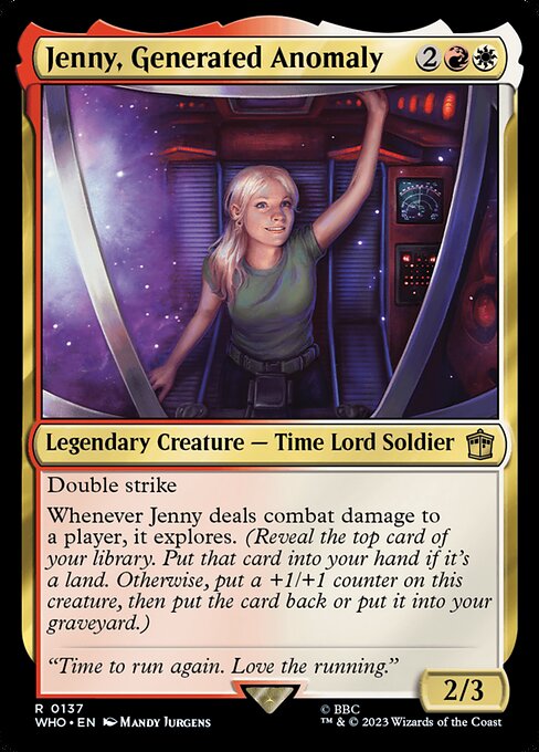 Jenny, Generated Anomaly - Universes Beyond: Doctor Who - R - 137