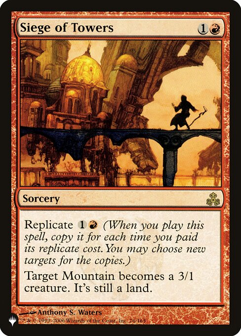 Siege of Towers - The List Reprints - R - 76/165