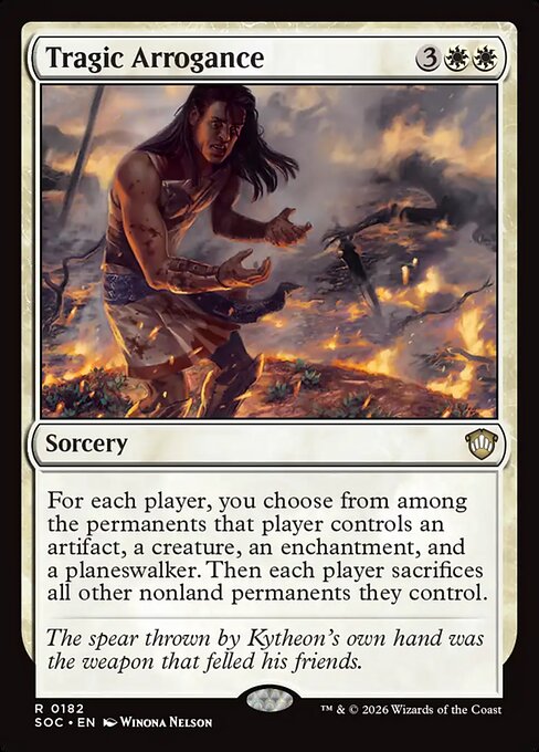 Tragic Arrogance - Commander: Secrets of Strixhaven - R - 182