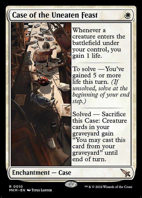 Case of the Uneaten Feast - Promo Pack: Murders at Karlov Manor - R - 10