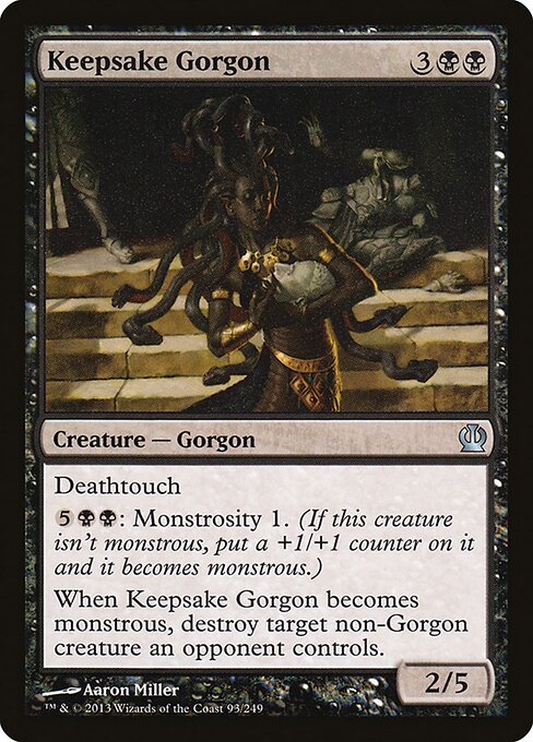 Keepsake Gorgon - Theros - U - 93