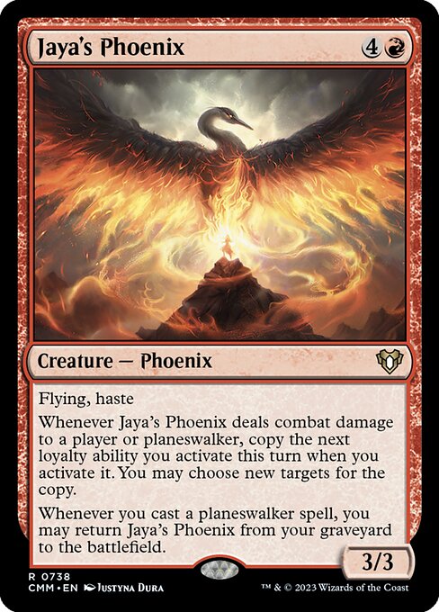 Jaya's Phoenix - Commander Masters - R - 738