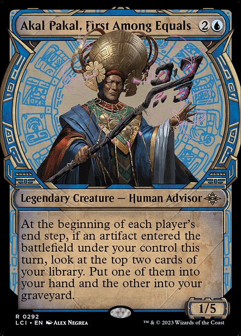 Akal Pakal, First Among Equals (Showcase) - The Lost Caverns of Ixalan - R - 292