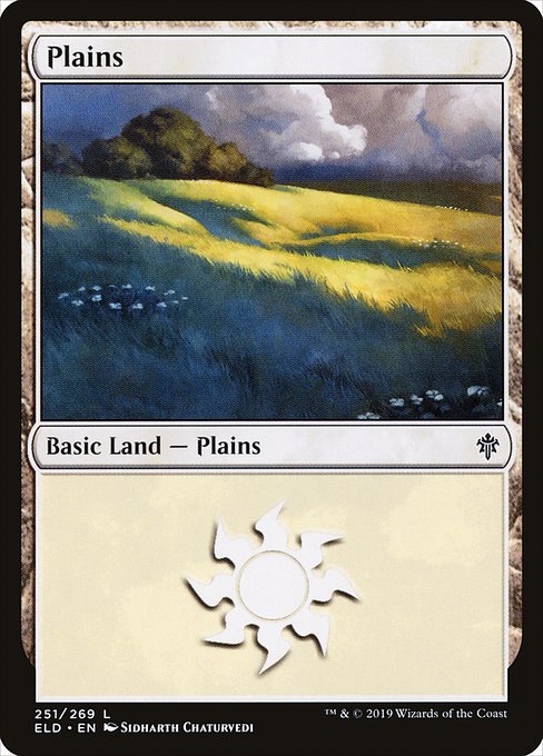 Plains (251) - Throne of Eldraine - L - 251