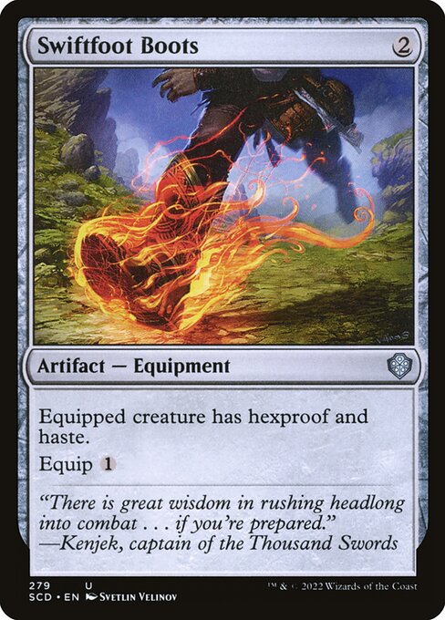 Swiftfoot Boots - Starter Commander Decks - U - 279