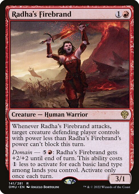 Radha's Firebrand - Dominaria United - R - 141
