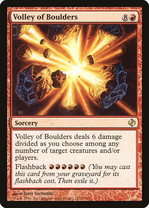 Volley of Boulders - Duel Decks: Venser vs. Koth - R - 73