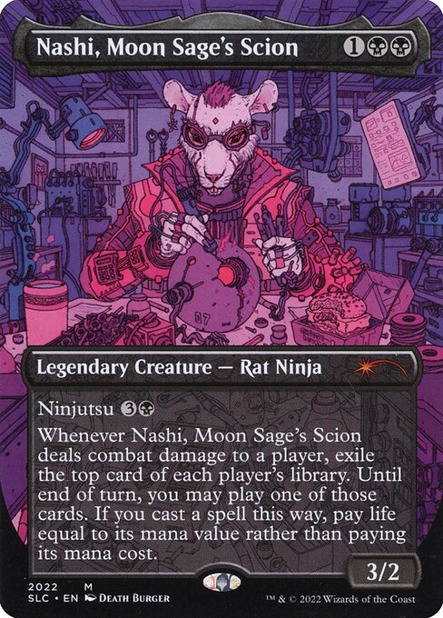 Nashi, Moon Sage's Scion - Secret Lair Countdown Kit - M - 2022