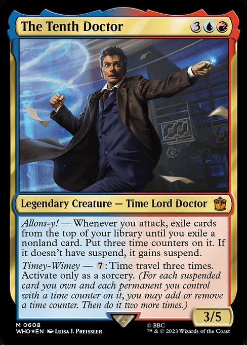 The Tenth Doctor (Surge Foil) - Universes Beyond: Doctor Who - M - 608