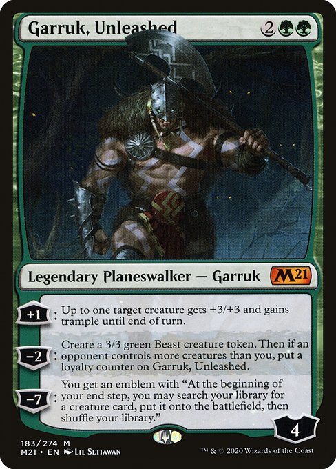 Garruk, Unleashed - Core Set 2021 - M - 183