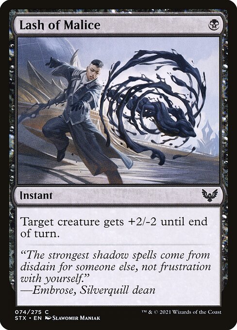Lash of Malice - Strixhaven: School of Mages - C - 74