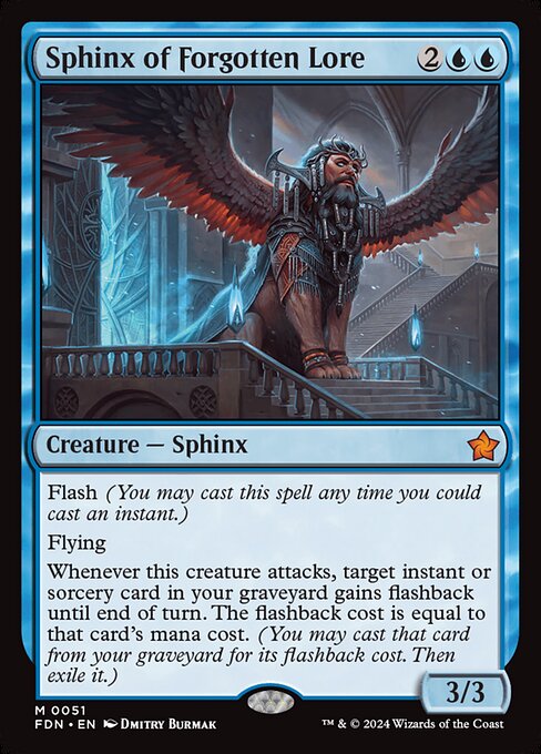 Sphinx of Forgotten Lore - Foundations - M - 51