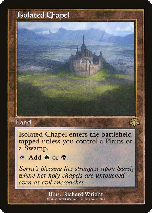Isolated Chapel (Retro Frame) - Dominaria Remastered - R - 397