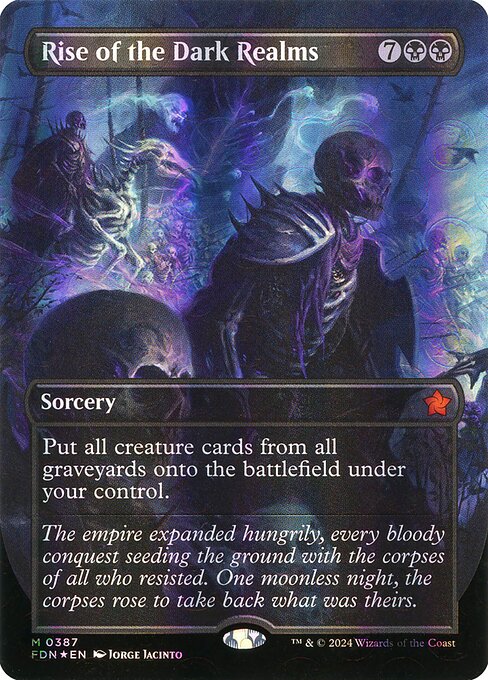 Rise of the Dark Realms (Borderless) (Mana Foil) - Foundations - M - 387