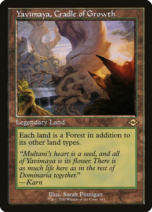 Yavimaya, Cradle of Growth (Retro Frame) - Modern Horizons 2 - R - 441